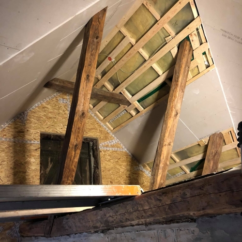 Renovering af loft i Tønder